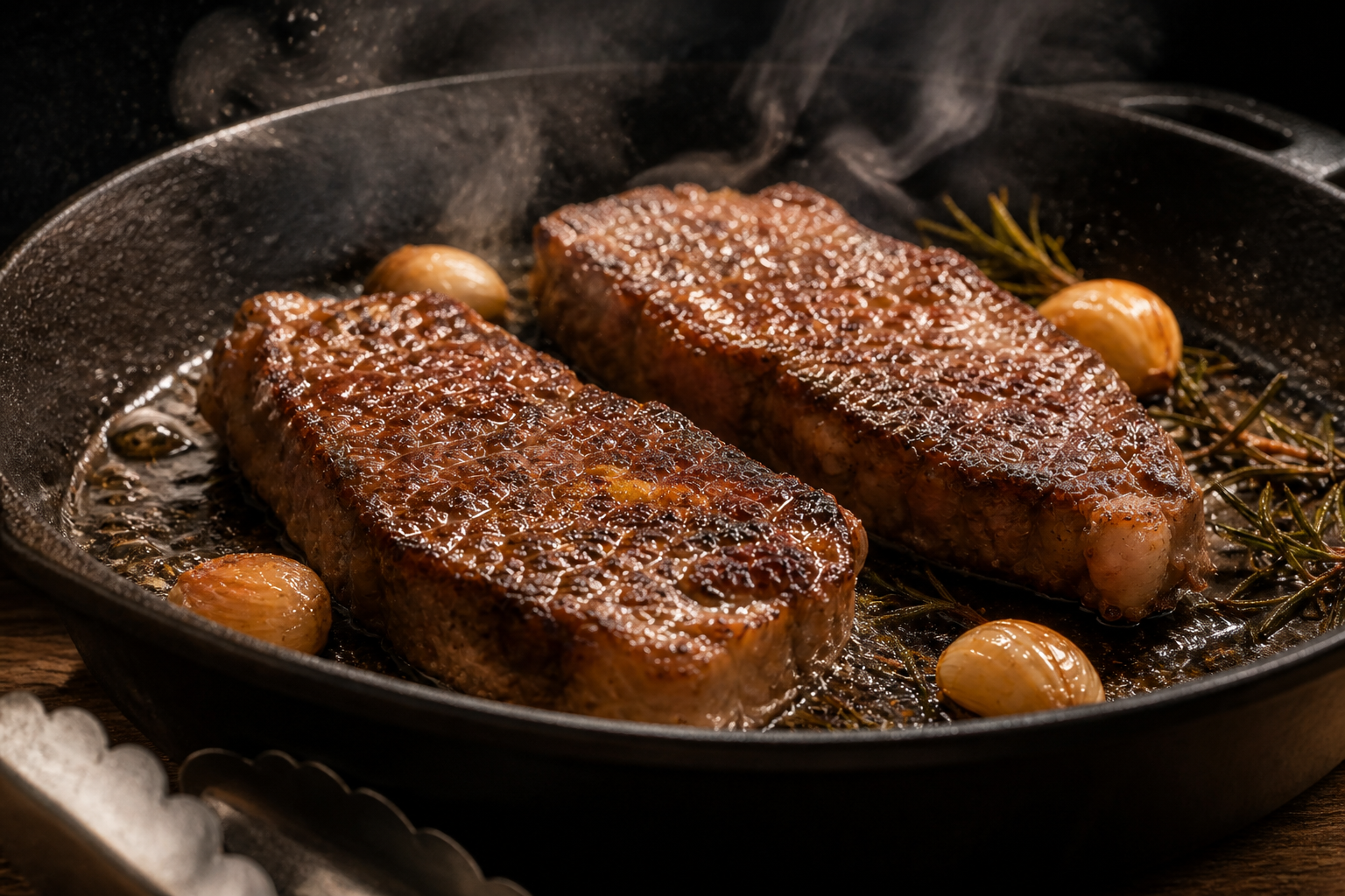 Sellar el primer lado para preparar Aprende a preparar Bife De Chorizo: receta tradicional de Argentina