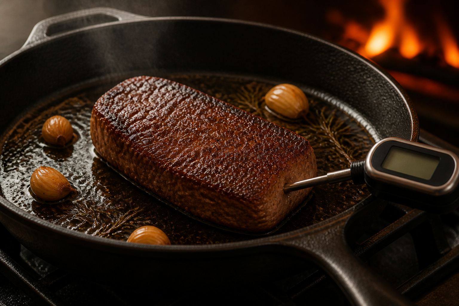 Comprobar la temperatura para preparar Aprende a preparar Bife De Chorizo: receta tradicional de Argentina