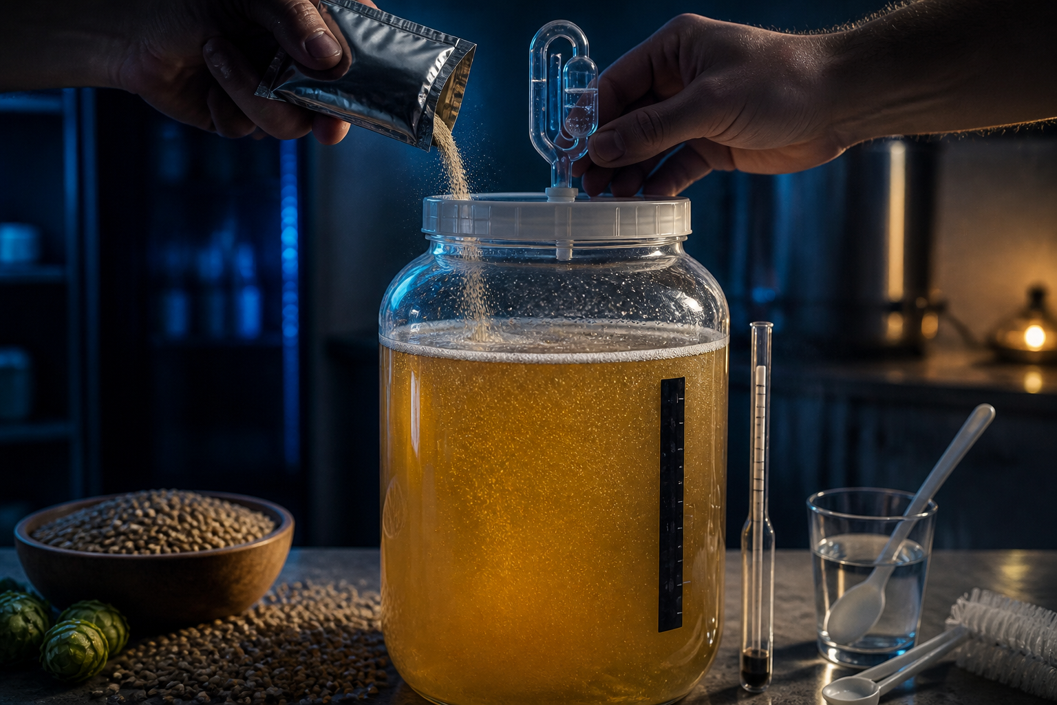 Inocular la levadura para preparar Aprende a preparar Brasseries Kronenbourg S.A.S.: receta tradicional de Francia