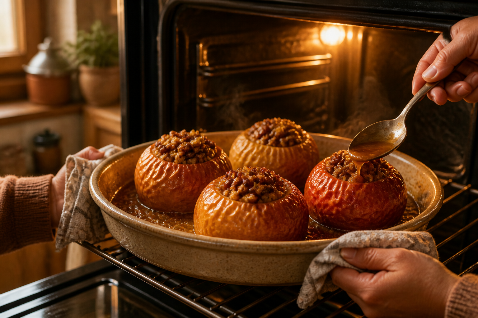 Hornear y bañar para preparar Aprende a preparar Lagar: receta tradicional de España