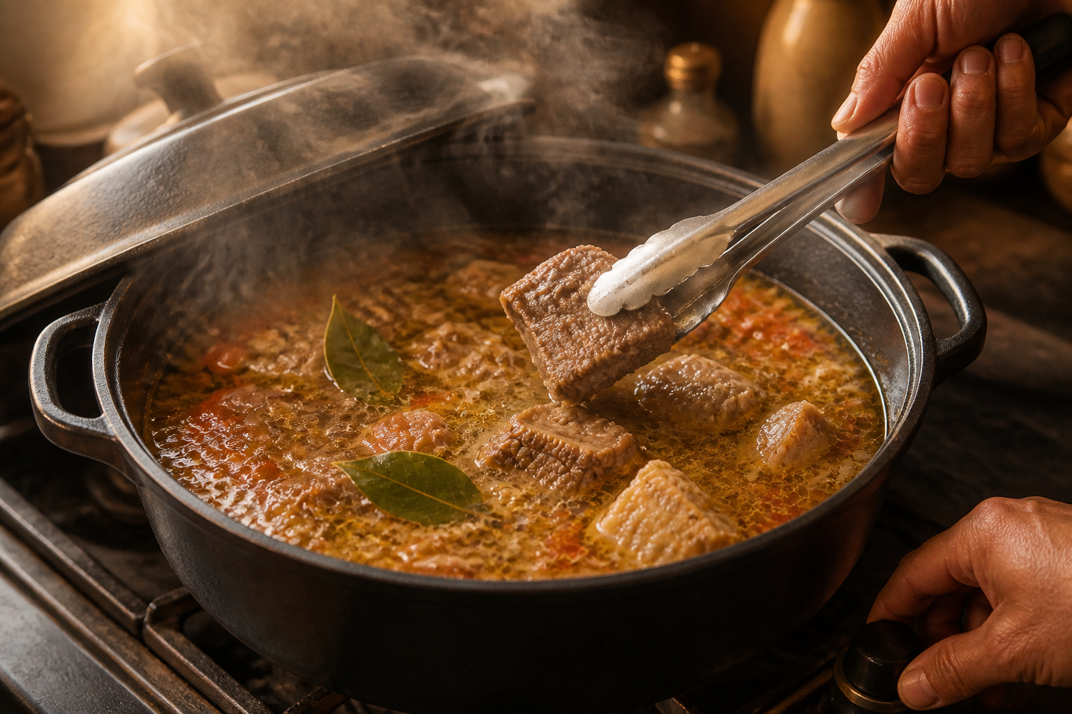 Cocinar las carnes para preparar Aprende a preparar Sancocho Colombiano: receta tradicional de Colombia