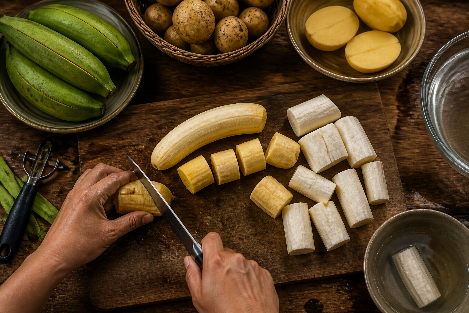 Preparar los tubérculos para preparar Aprende a preparar Sancocho Colombiano: receta tradicional de Colombia