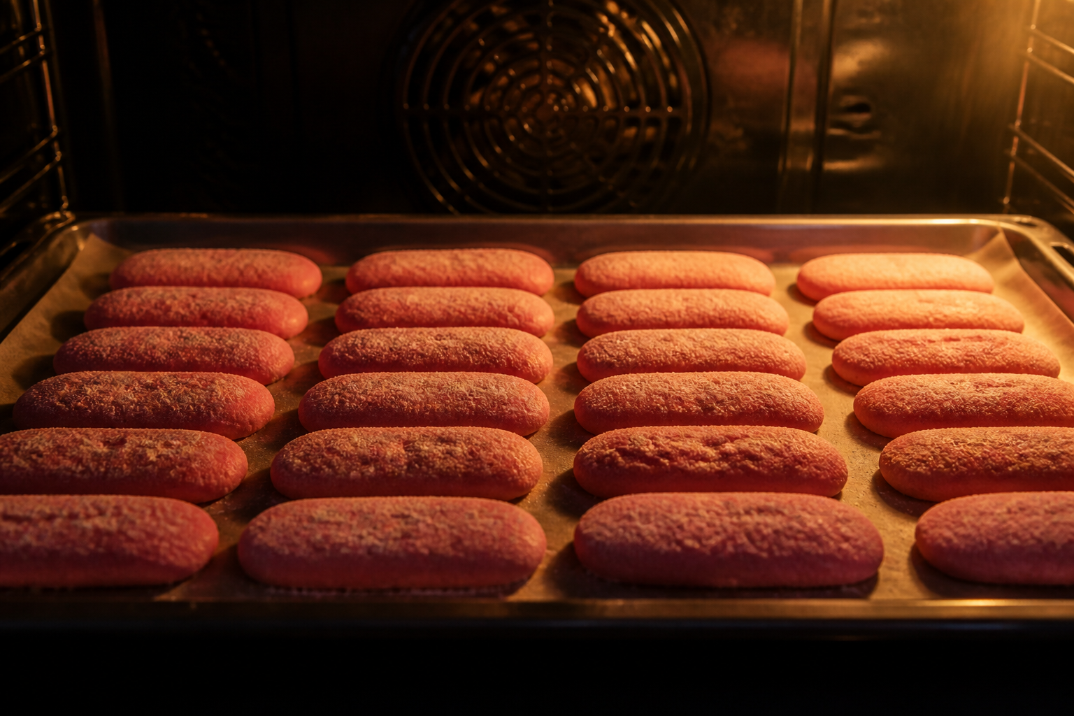 Secar con segundo horneado para preparar Bizcocho rosa de Reims: la auténtica receta de Francia