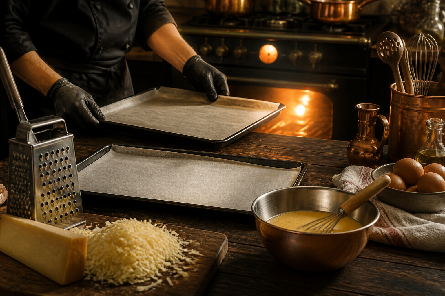 Precalentar y preparar para preparar Cómo hacer Amuse-gueule, una receta tradicional de Francia