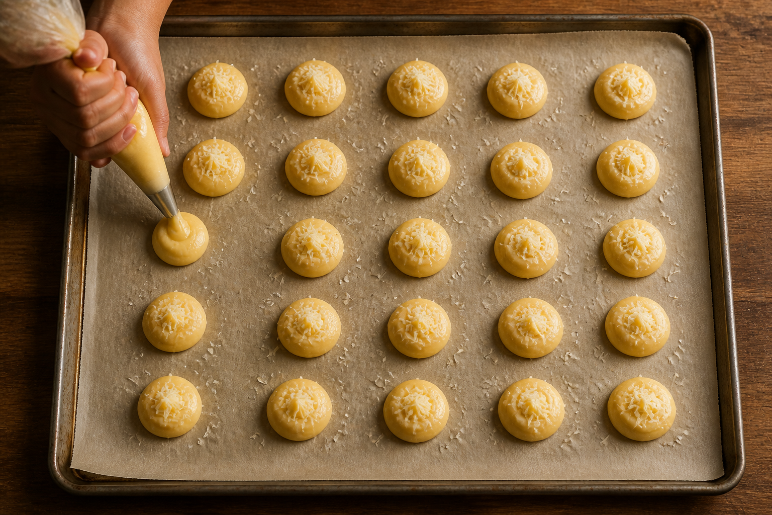 Formar las porciones para preparar Cómo hacer Amuse-gueule, una receta tradicional de Francia