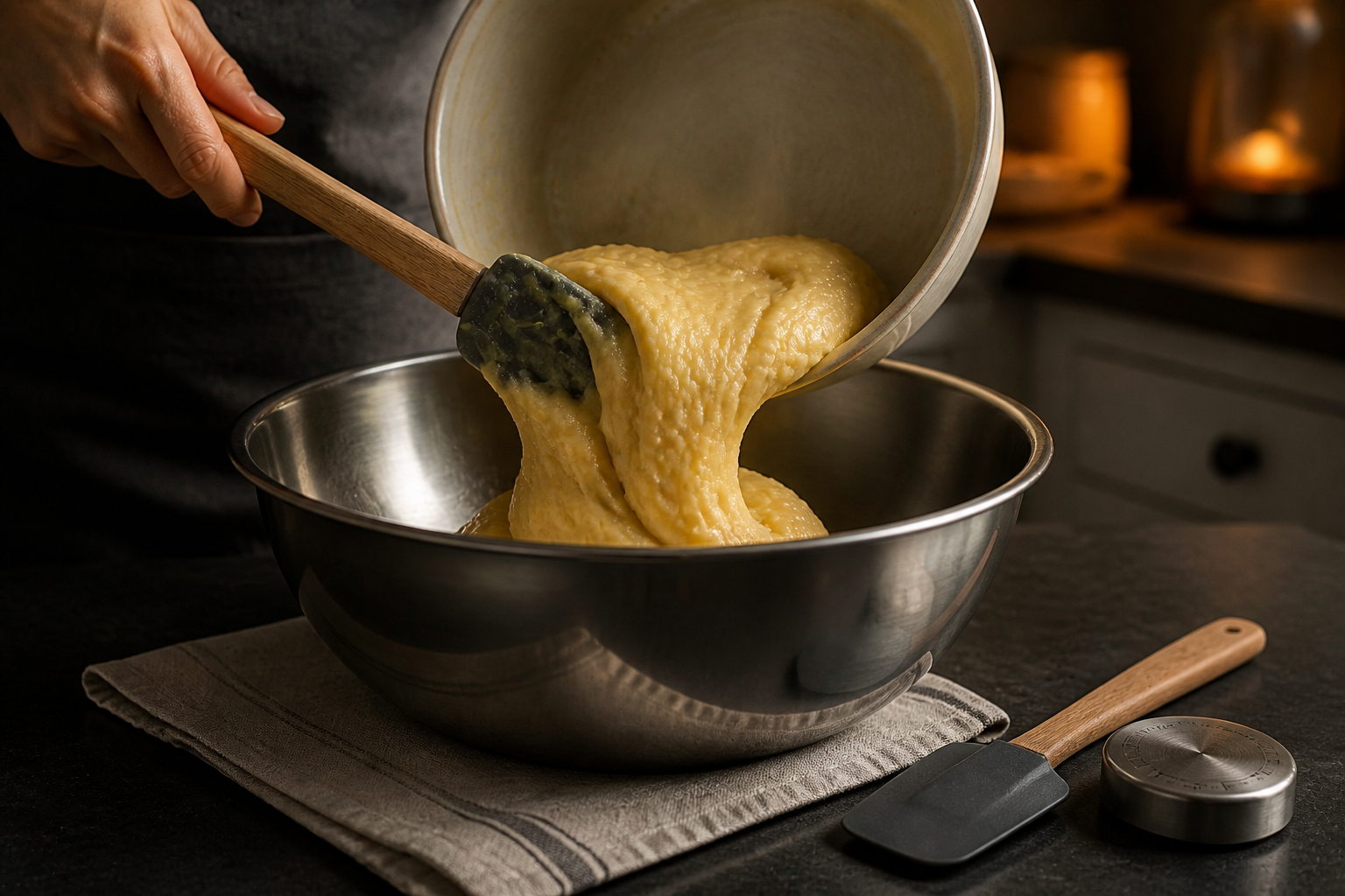 Enfriar ligeramente la masa para preparar Cómo hacer Amuse-gueule, una receta tradicional de Francia