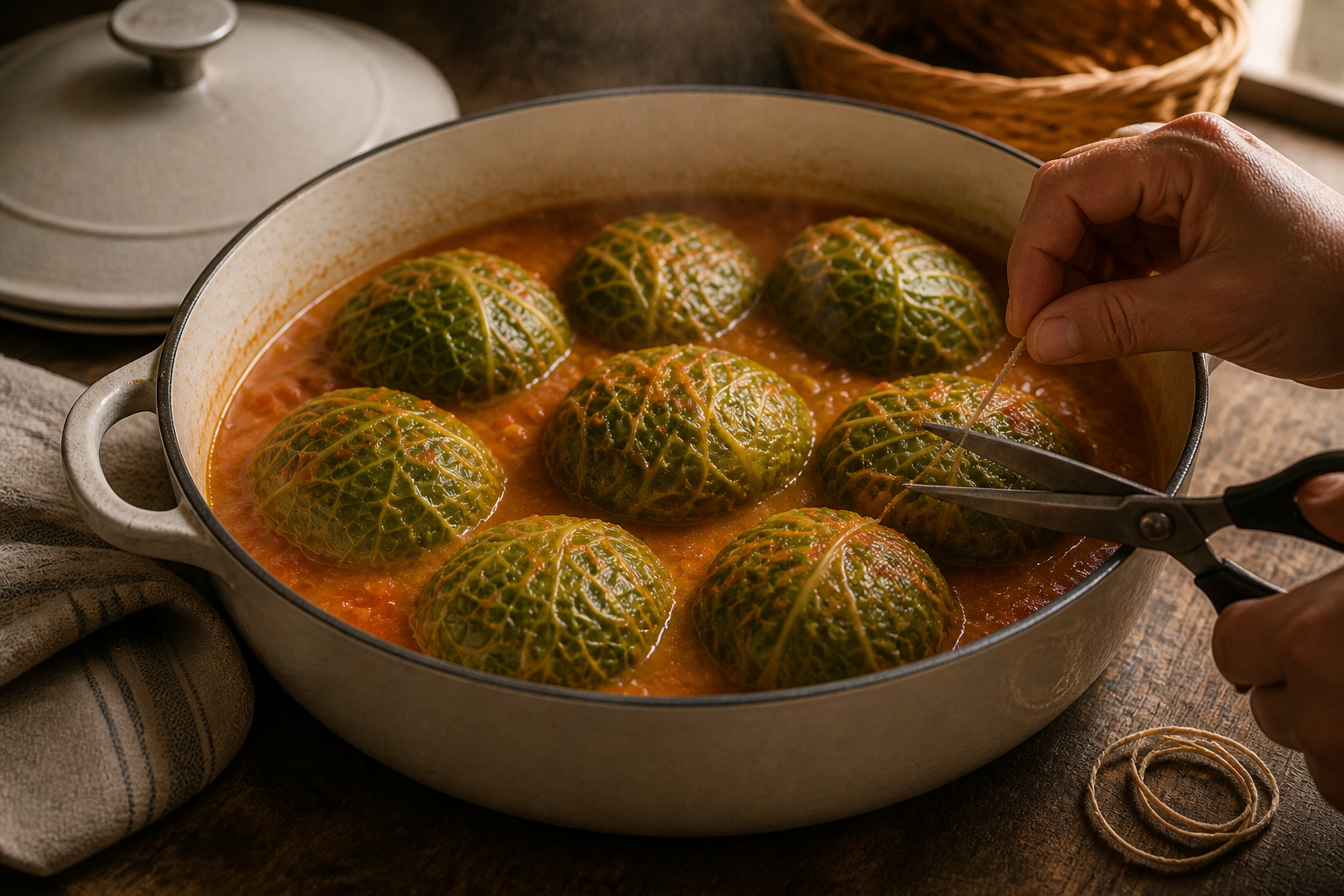 Reposar y desatar para preparar Cómo hacer Atadillo, una receta tradicional de Francia
