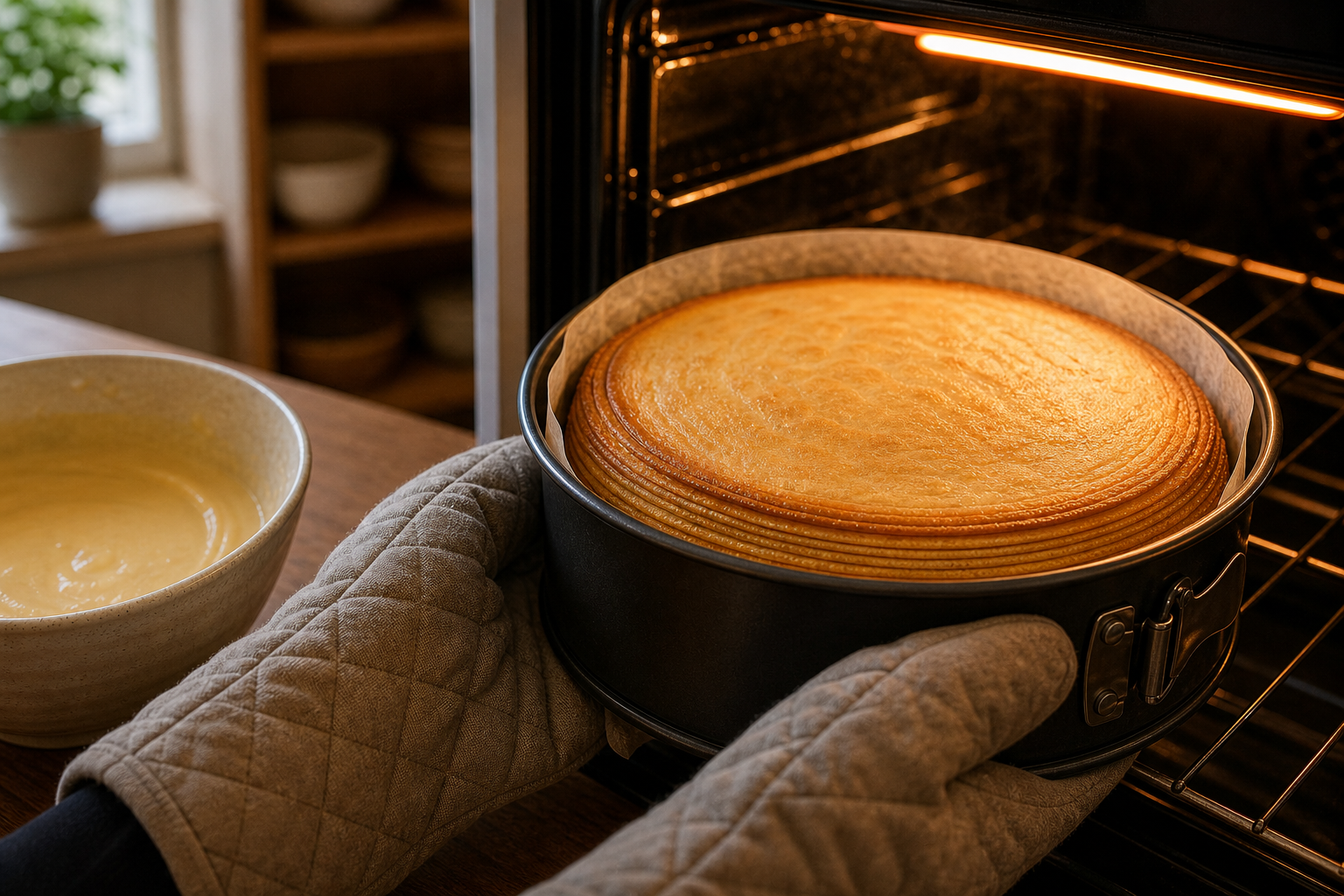 Dorar cada capa para preparar How to Make Baumkuchen: Traditional German Layer Cake