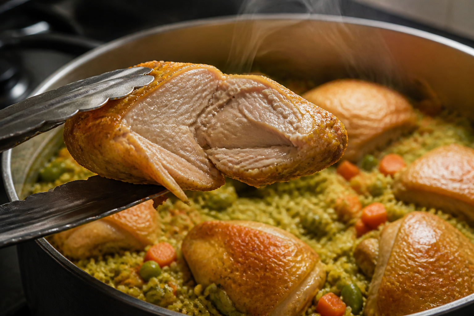 Reposar la preparación para preparar Descubre cómo preparar Arroz con Pollo Peruano, receta típica de Perú