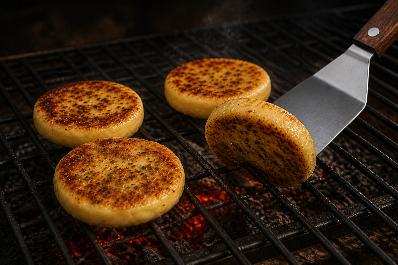 Girar y dorar para preparar Descubre cómo preparar Provoleta Argentina a la Parrilla, receta típica de Argentina