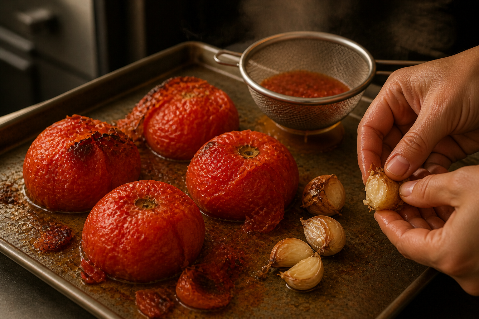 Preparar los vegetales para preparar Descubre cómo preparar Romesco de Tarragona, receta típica de España