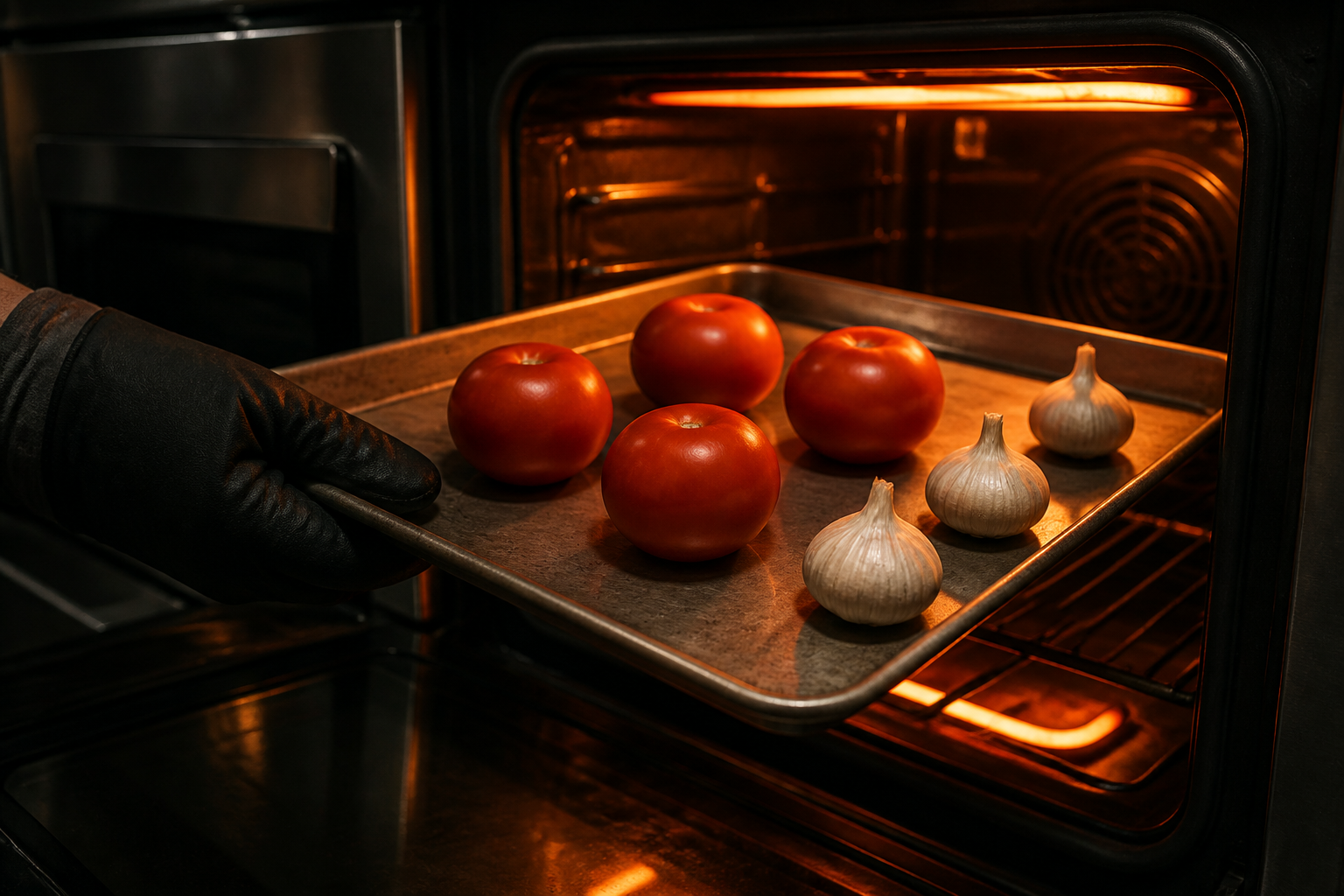 Asar tomates y ajos para preparar Descubre cómo preparar Romesco de Tarragona, receta típica de España