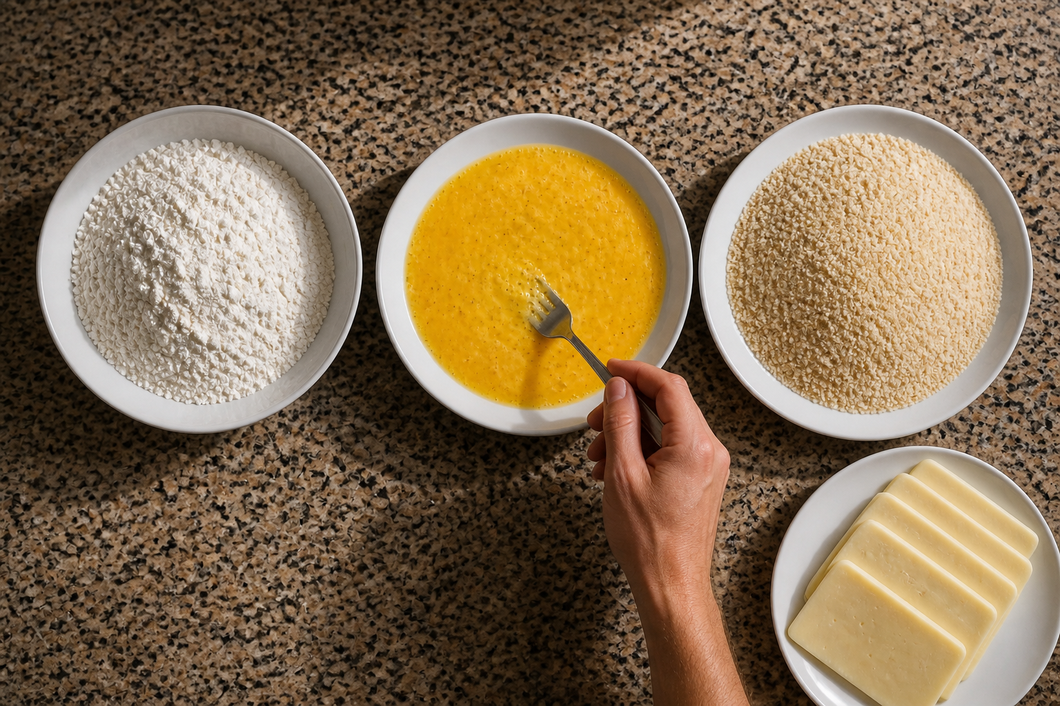 Preparar el empanado para preparar Descubre cómo preparar Sanjacobo, receta típica de España