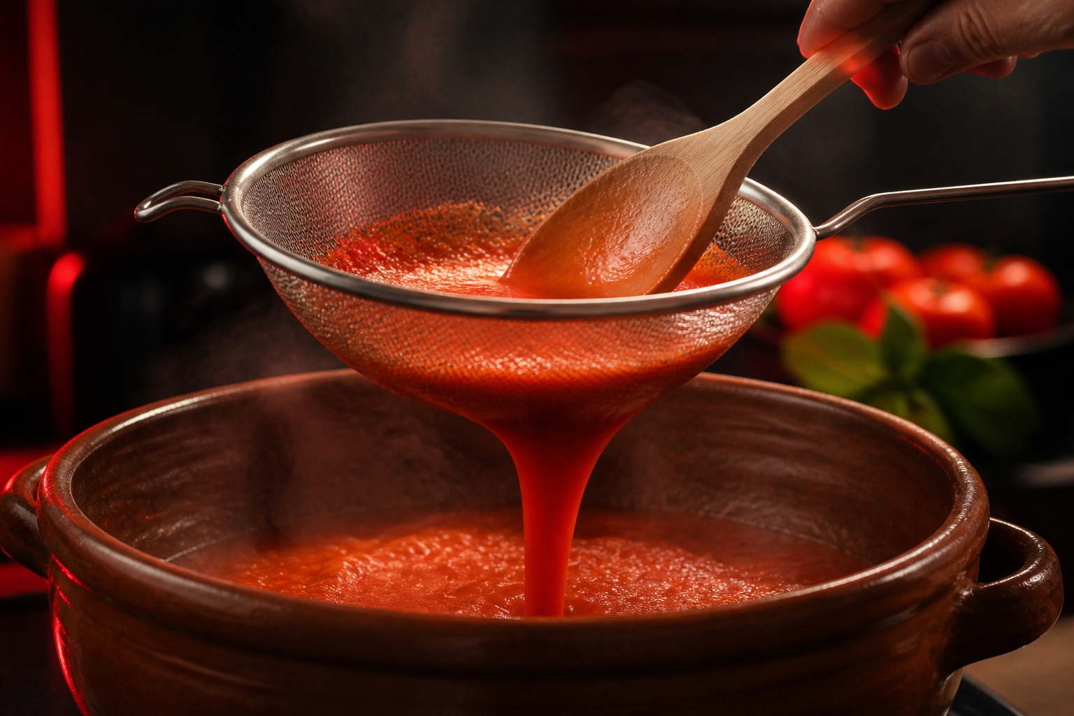 Sofreír la salsa para preparar Descubre cómo preparar Sopa de Tortilla Mexicana, receta típica de México
