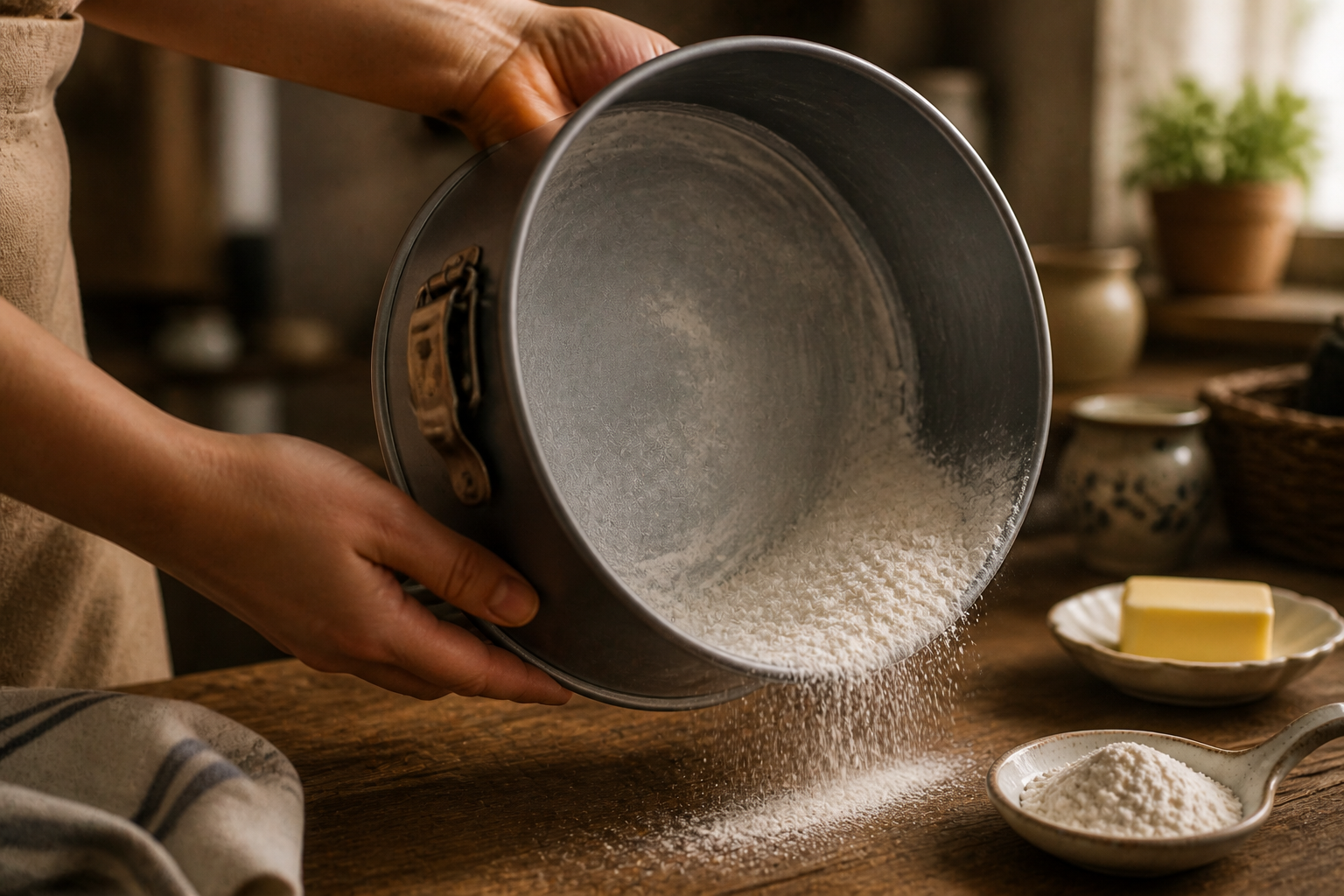Preparar el molde para preparar Descubre cómo preparar Tarta De Santiago, receta típica de España