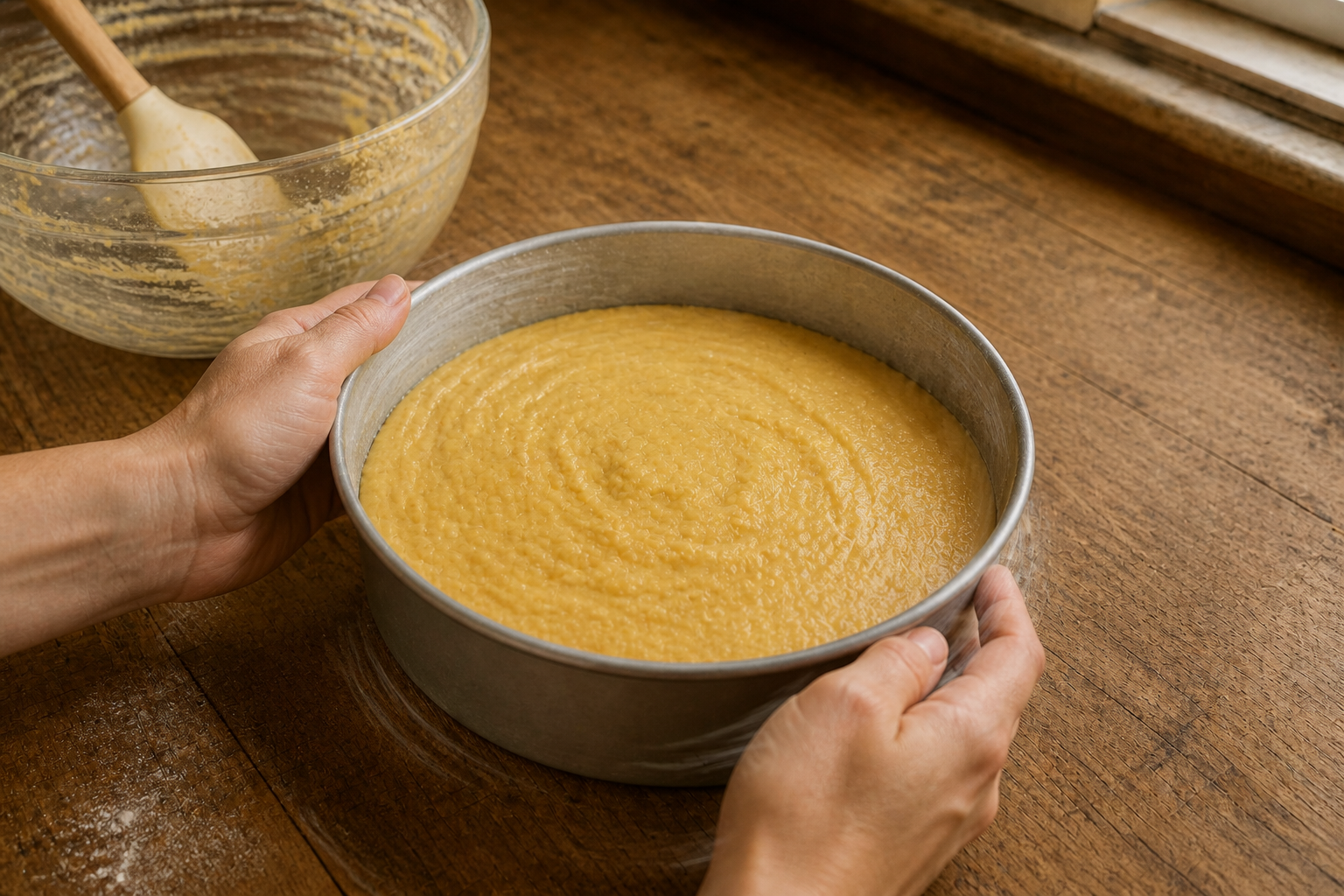 Verter y alisar para preparar Descubre cómo preparar Tarta De Santiago, receta típica de España