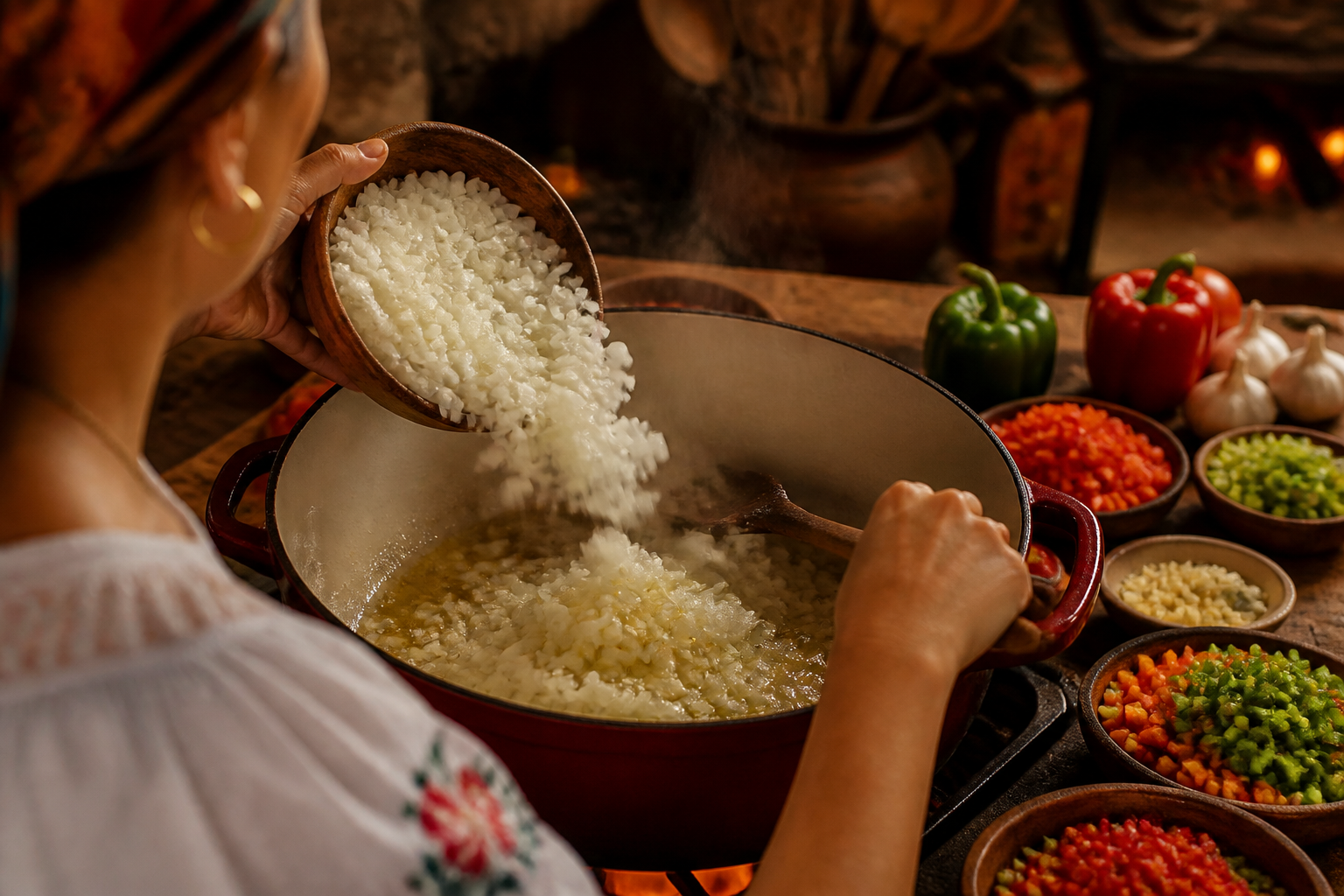 Preparar el sofrito para preparar Hallacas Venezolanas: la auténtica receta de Venezuela