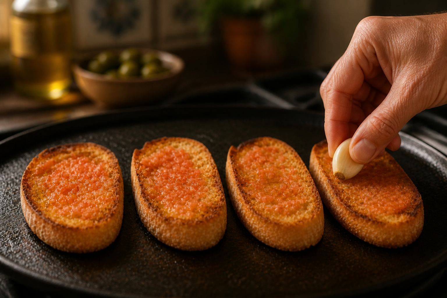 Tostar y aromatizar para preparar Jamon Iberico: la auténtica receta de España