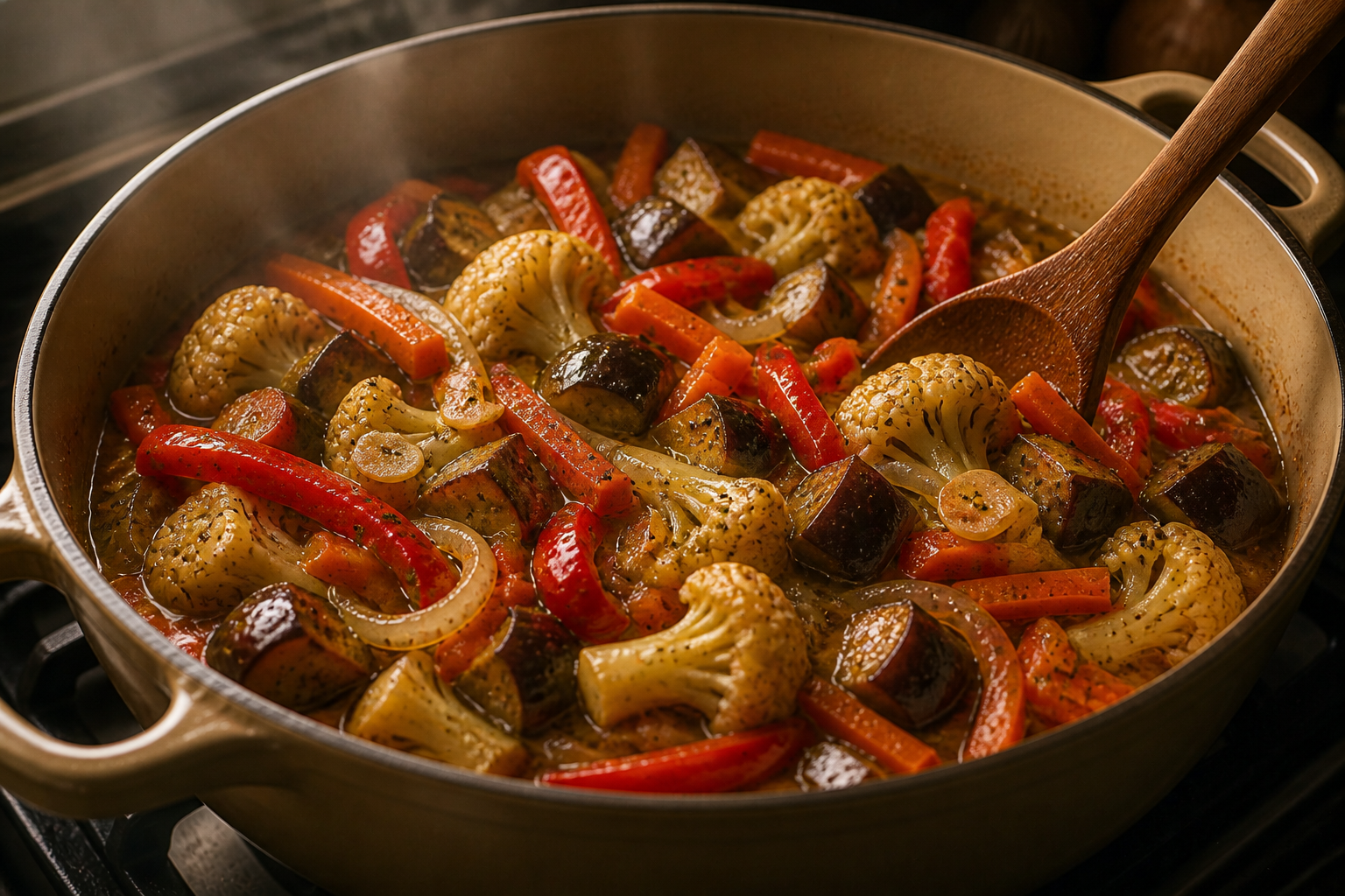 Controlar el punto para preparar La mejor receta de Antipasto al estilo de Argentina