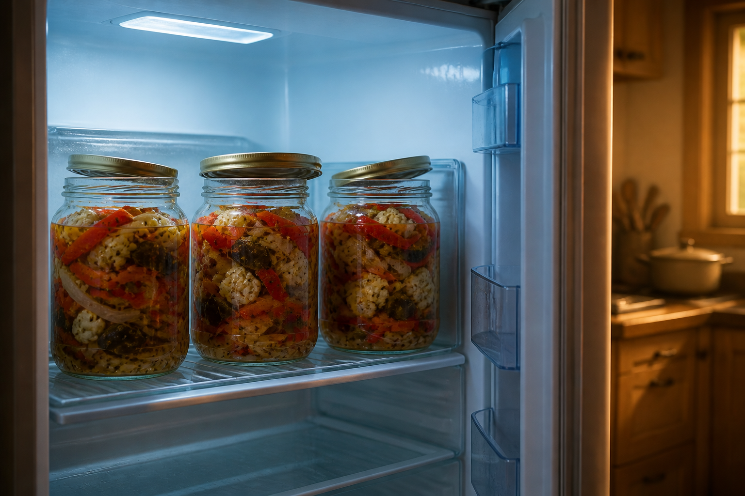 Enfriar y refrigerar para preparar La mejor receta de Antipasto al estilo de Argentina