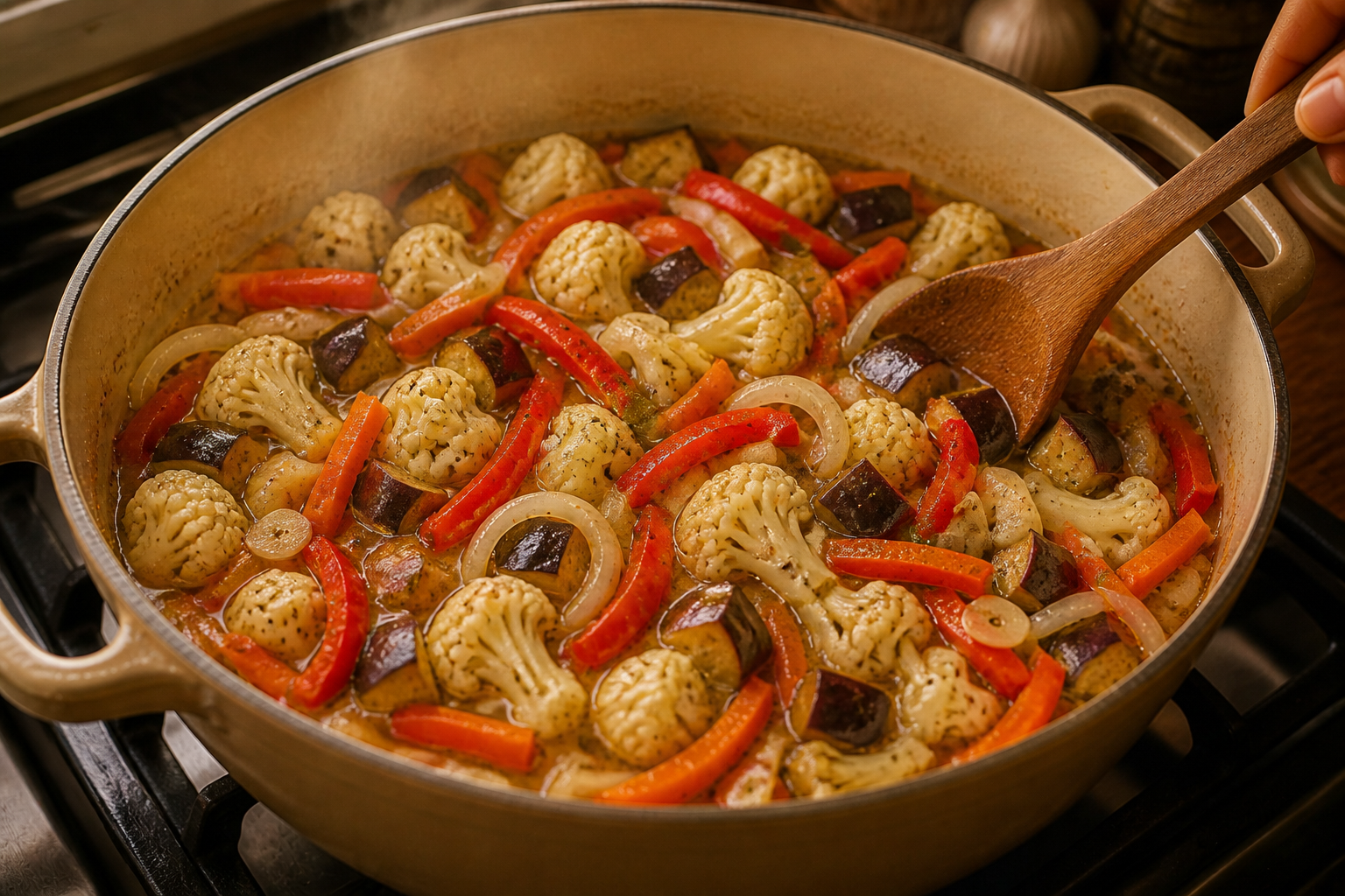 Completar la cocción para preparar La mejor receta de Antipasto al estilo de Argentina