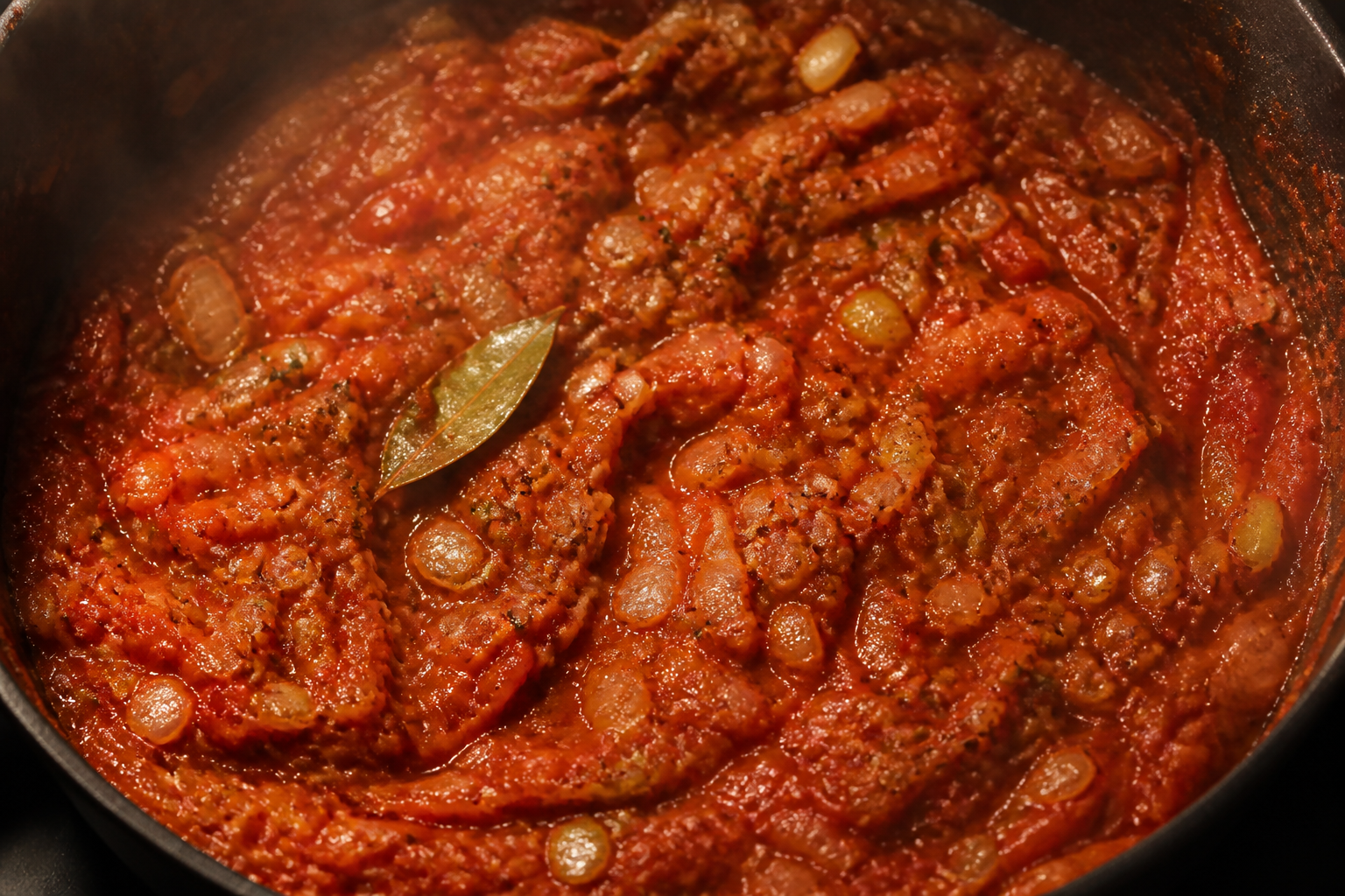 Concentrar el tomate para preparar La mejor receta de Bouillabaisse al estilo de Francia