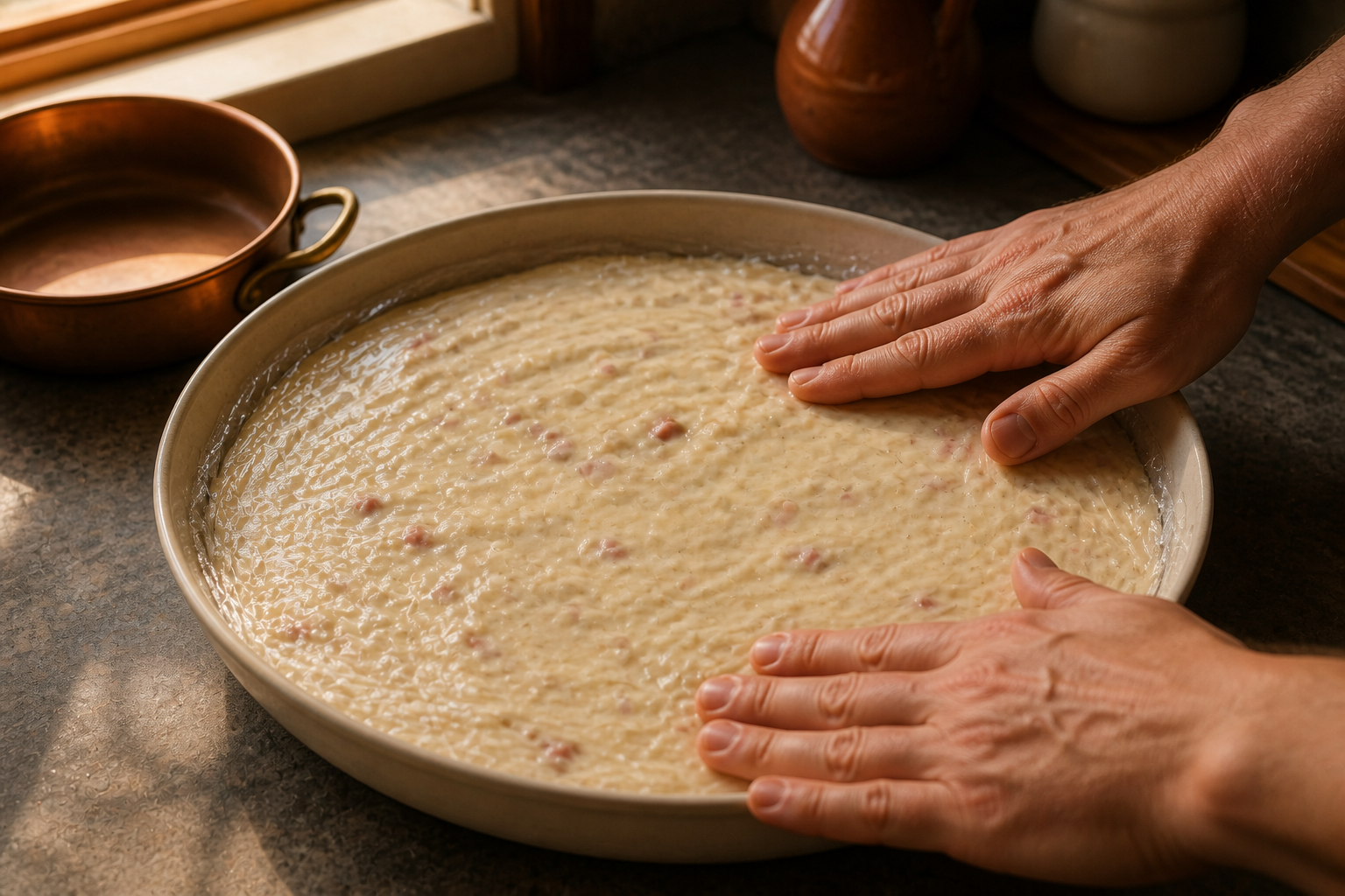 Enfriar la masa para preparar La mejor receta de Marisa Sánchez al estilo de España