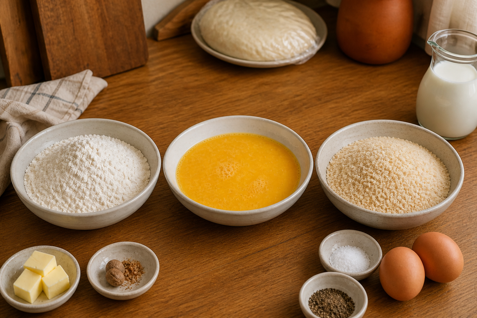 Preparar el empanado para preparar La mejor receta de Marisa Sánchez al estilo de España
