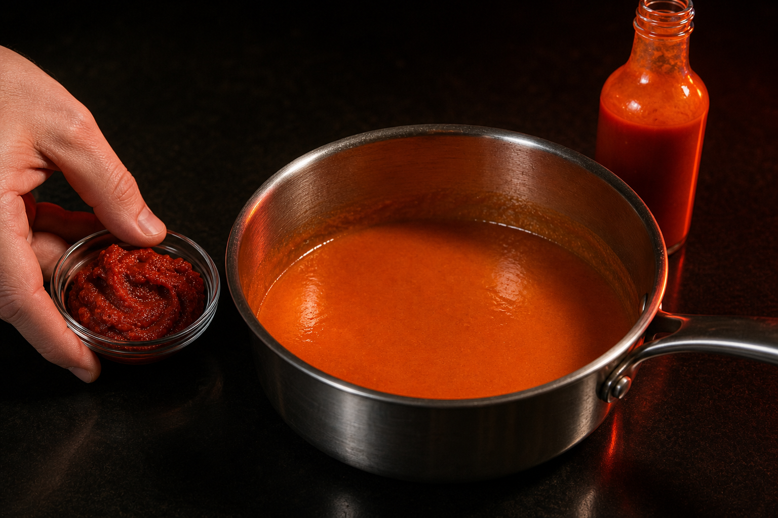 Ajustar el picante para preparar Buffalo Wings