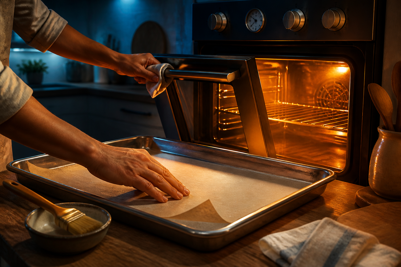 Precalentar el horno para preparar Prepara Pandebono Colombiano, un clásico de Colombia