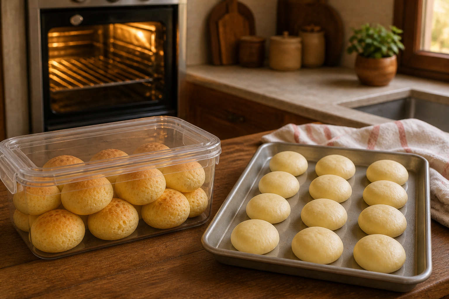 Conservar o congelar para preparar Prepara Pandebono Colombiano, un clásico de Colombia