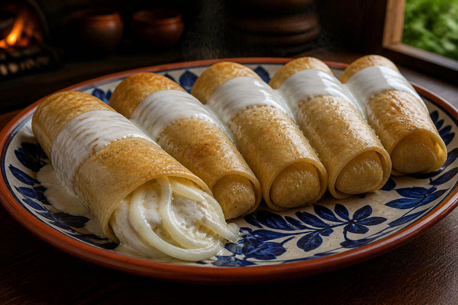 Servir inmediatamente para preparar Quesillo Nicaragüense: receta tradicional de Nicaragua fácil y deliciosa
