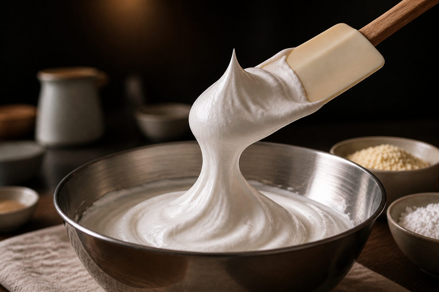Aromatizar el merengue para preparar Receta de Macarrones Franceses